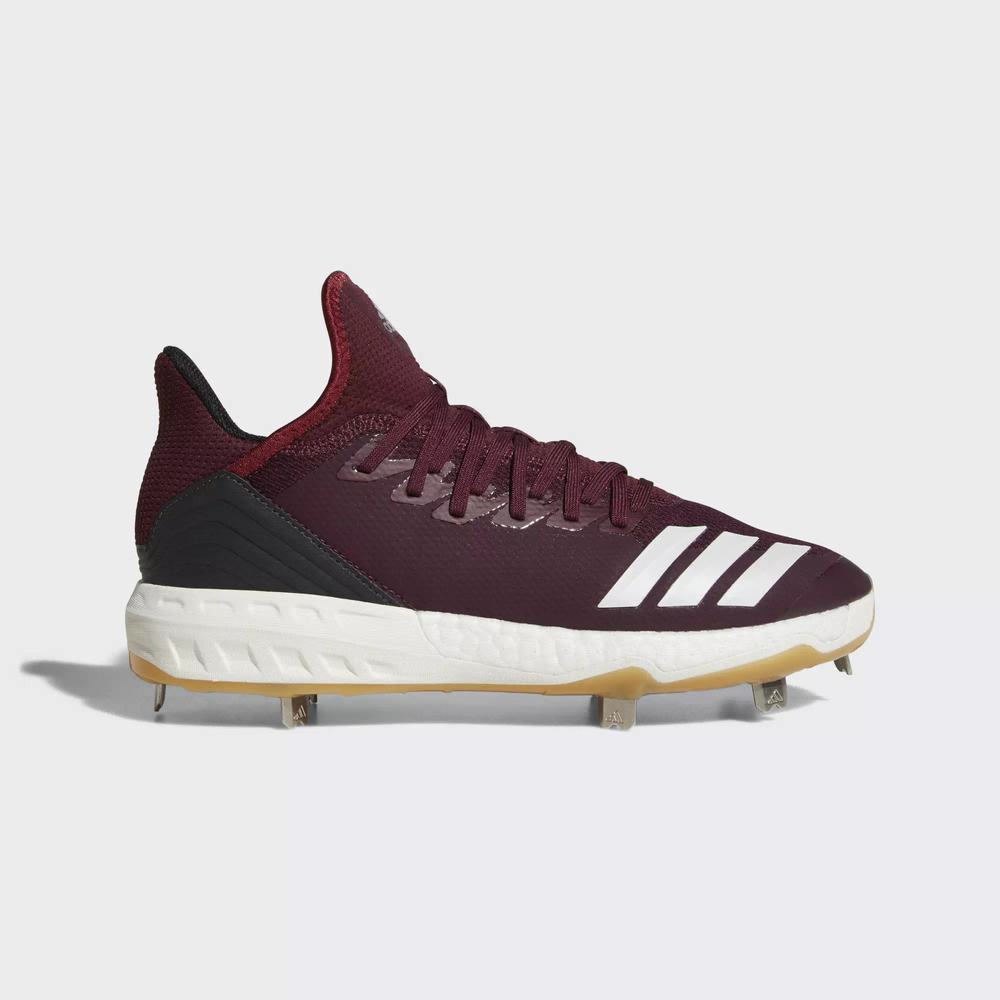 Adidas Boost Icon 4 Spikes De Beisbol Rojos Para Hombre (MX-80610)